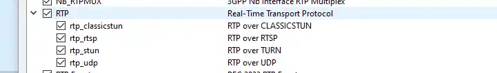 RTP Protocol Configuration